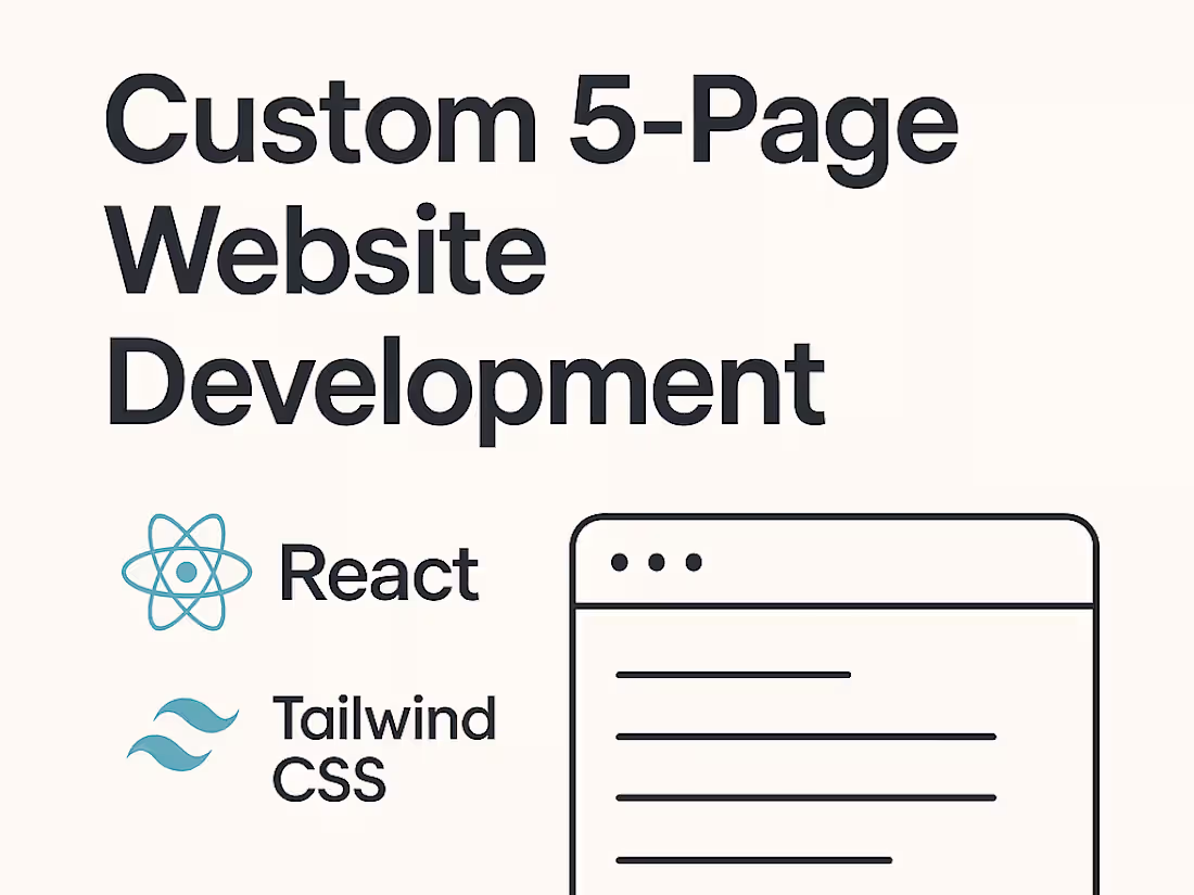 Cover image for Custom 5-Page Website Development