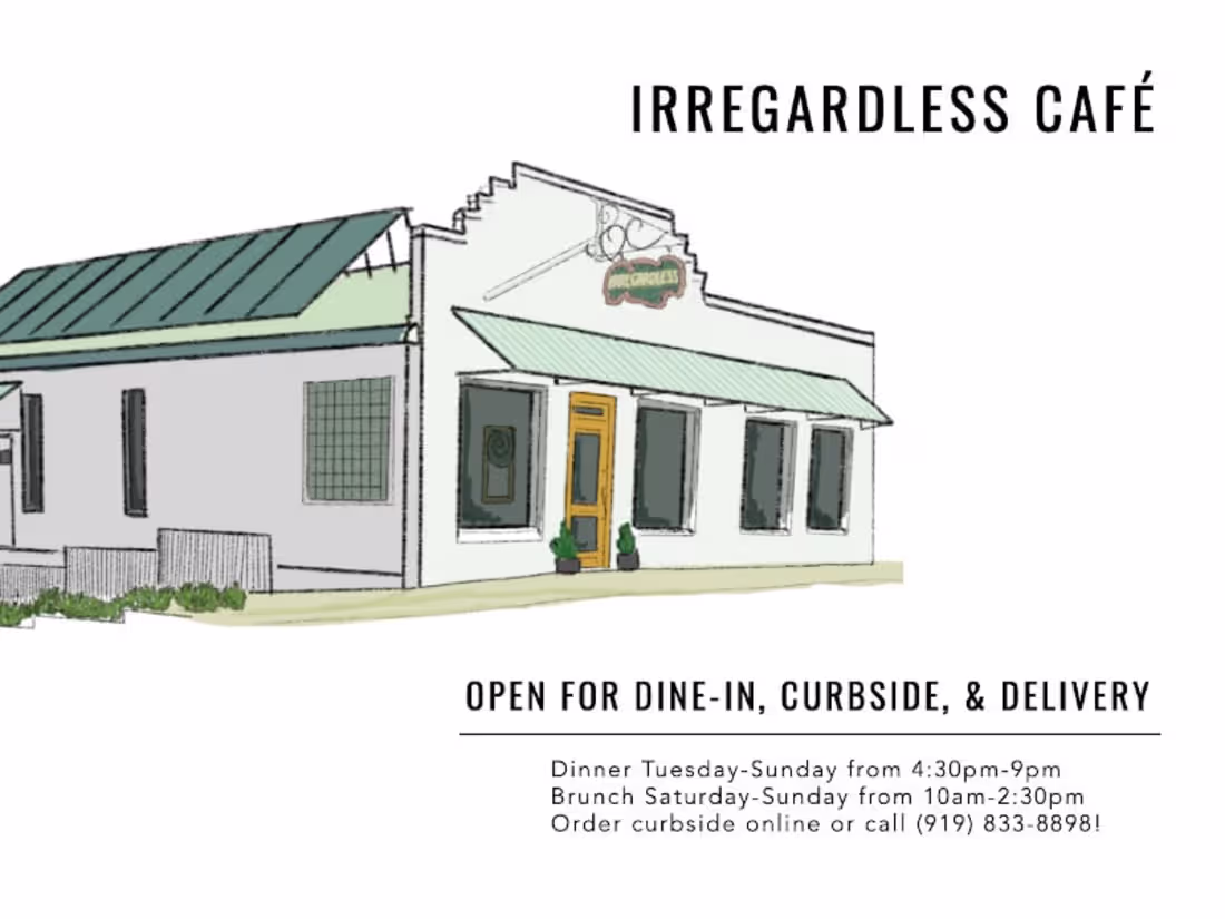 Cover image for Restaurant | Irregardless | Raleigh