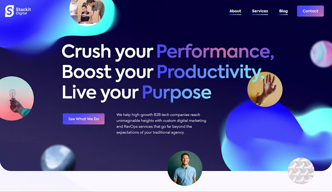 Cover image for Single Landing Page Design + Webflow Development