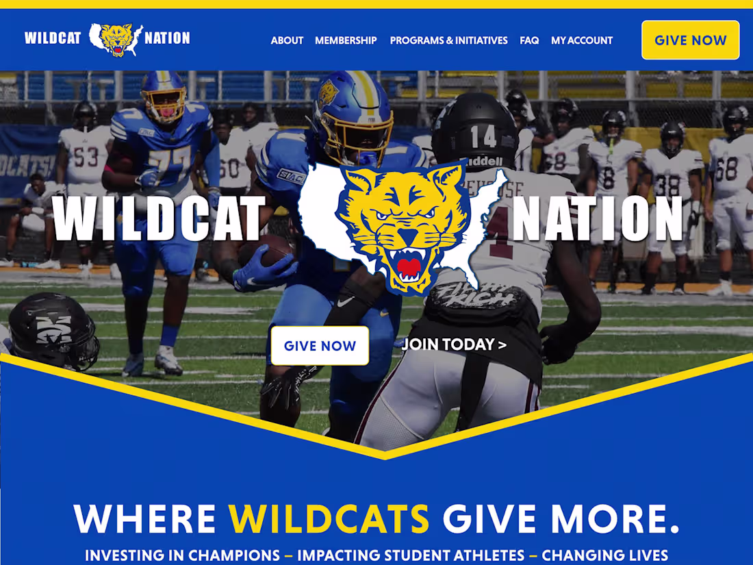 Cover image for Wildcat Nation: Donor Platform Prototype Creative Direction ...