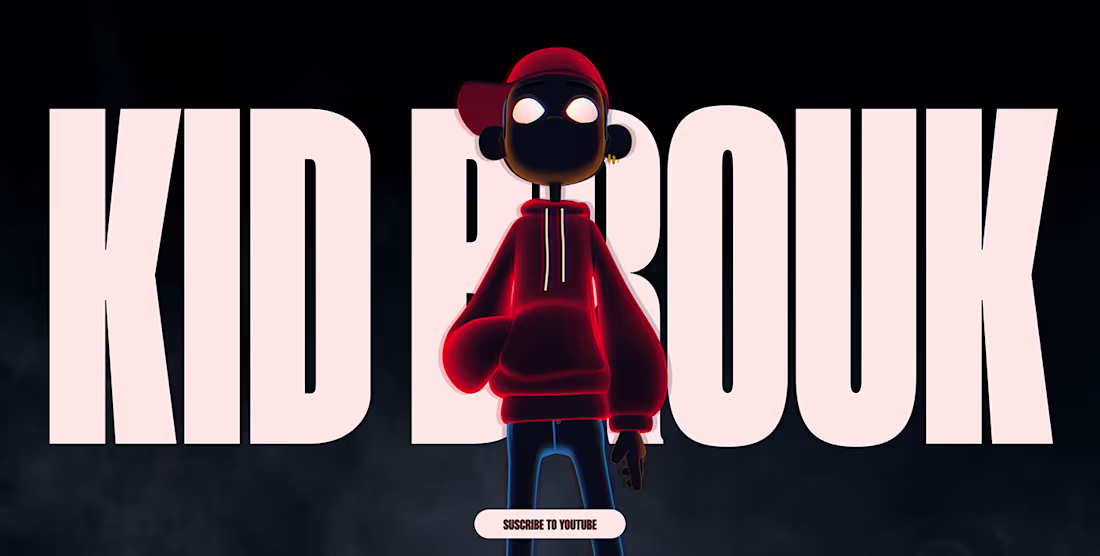 Cover image for Kid Brouk Artist Microsite Design