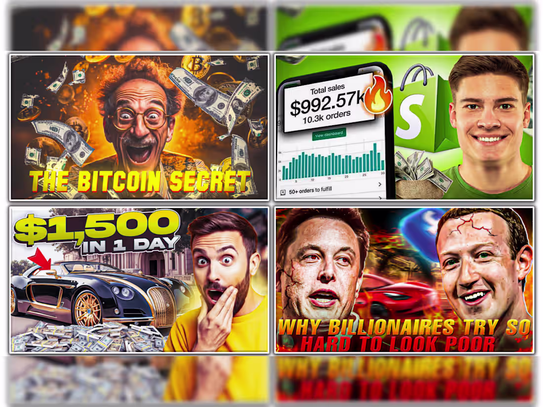 Cover image for Get Top 5 catchy YouTube thumbnails for your 1 video