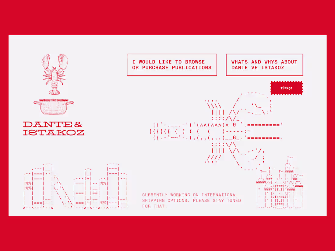 Cover image for I had the opportunity to build the entire Dante & Istakoz we...