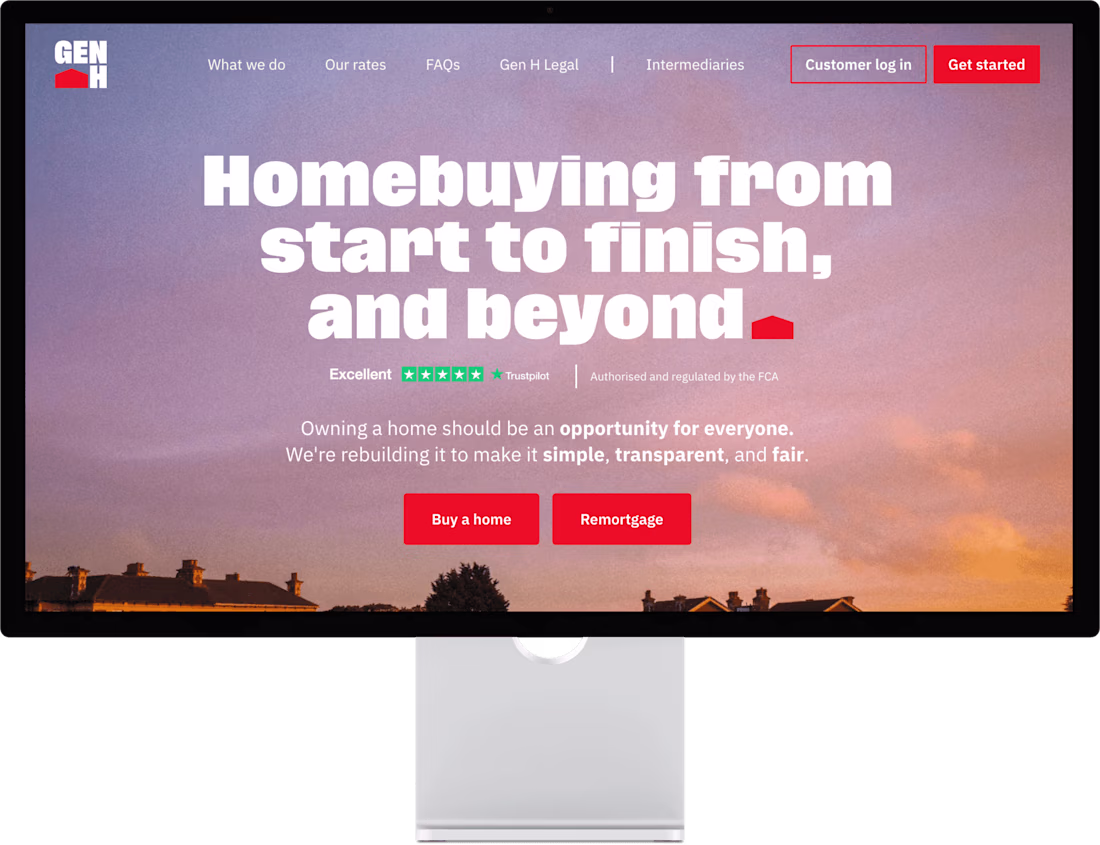 Cover image for Generation Home website