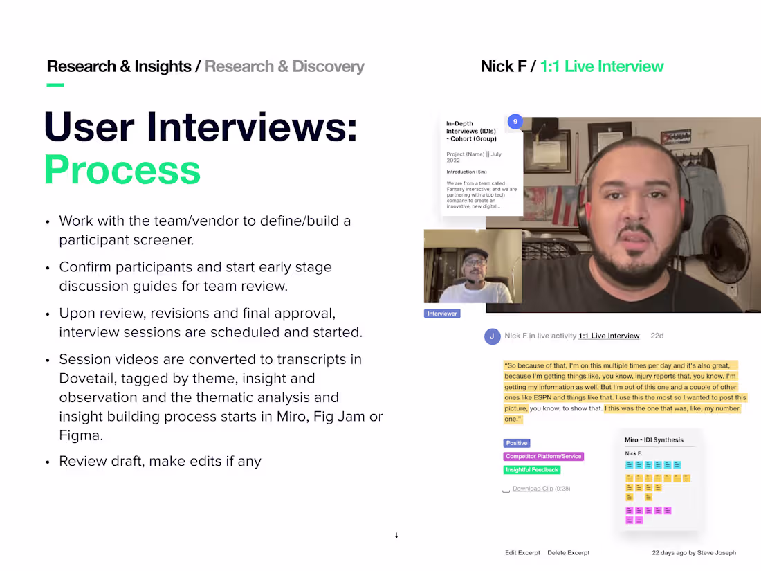 Cover image for User Interviews 