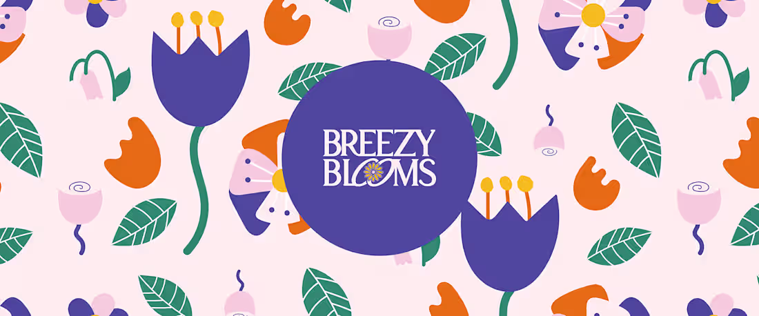 Cover image for Breezy Blooms Brand Design