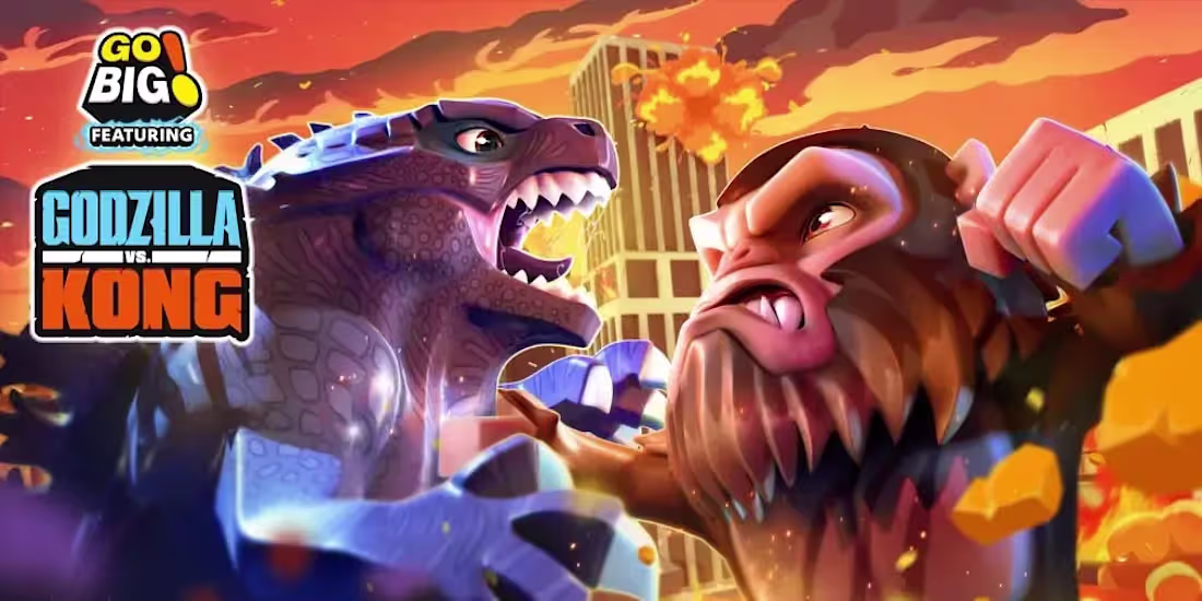 Cover image for Go Big! Godzilla vs Kong 