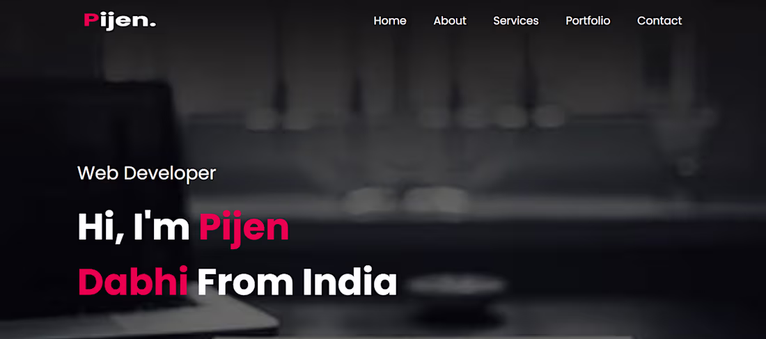 Cover image for Professional portfolio website