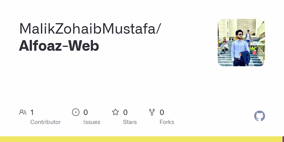 Cover image for GitHub - MalikZohaibMustafa/Alfoaz-Web