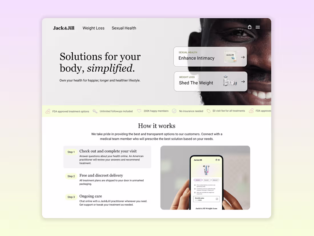 Cover image for Jack&Jill - Framer website