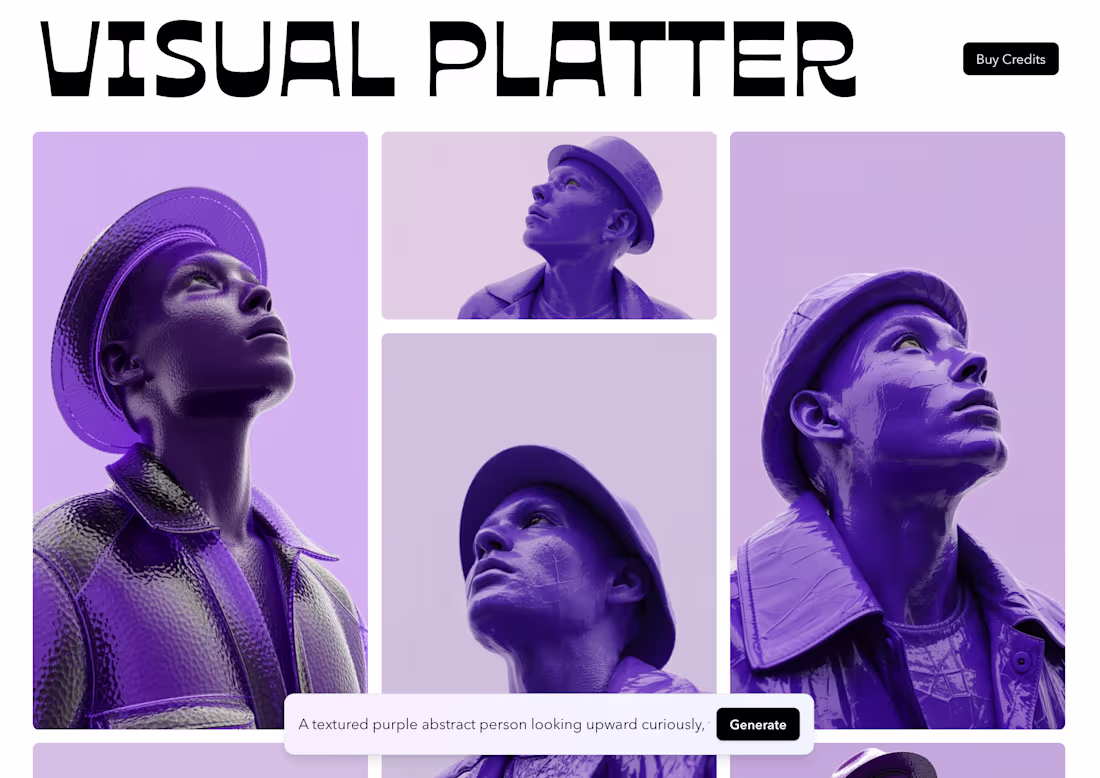 Cover image for Visual Platter - Image generation, video conversion with AI.