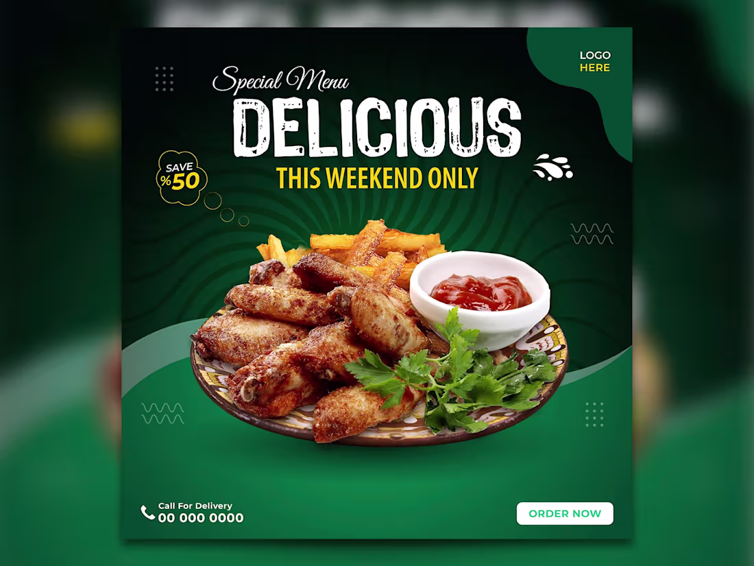 Cover image for Food Social Media Post