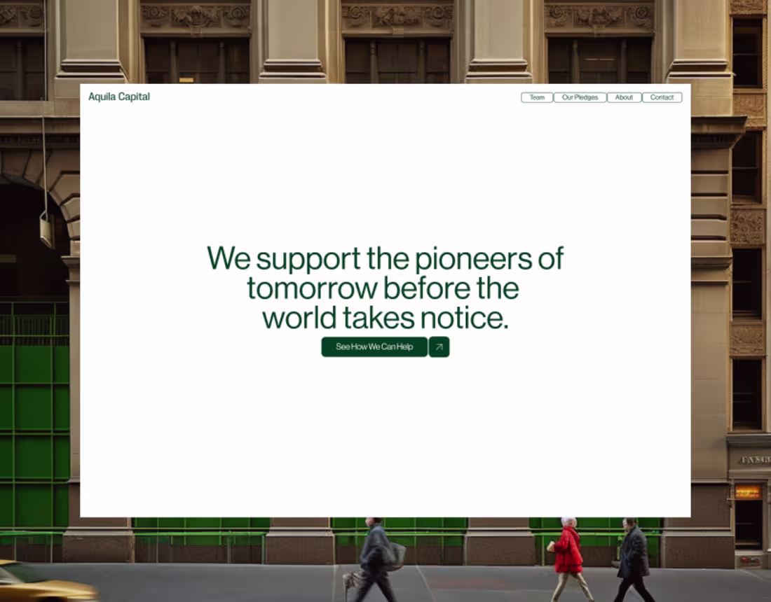 Cover image for AQUILA CAPITAL | INVESTMENT FIRM | WEB DESIGN