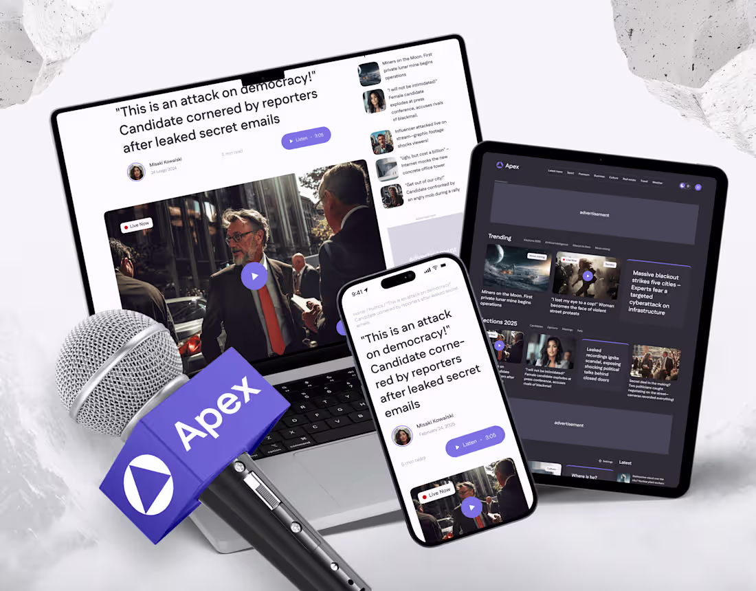 Cover image for Apex. News portal