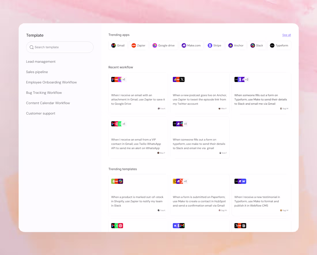 Cover image for Automation Workflow Interface Design
