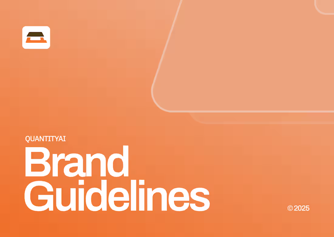 Cover image for Brand Identity Development for QuantityAI
