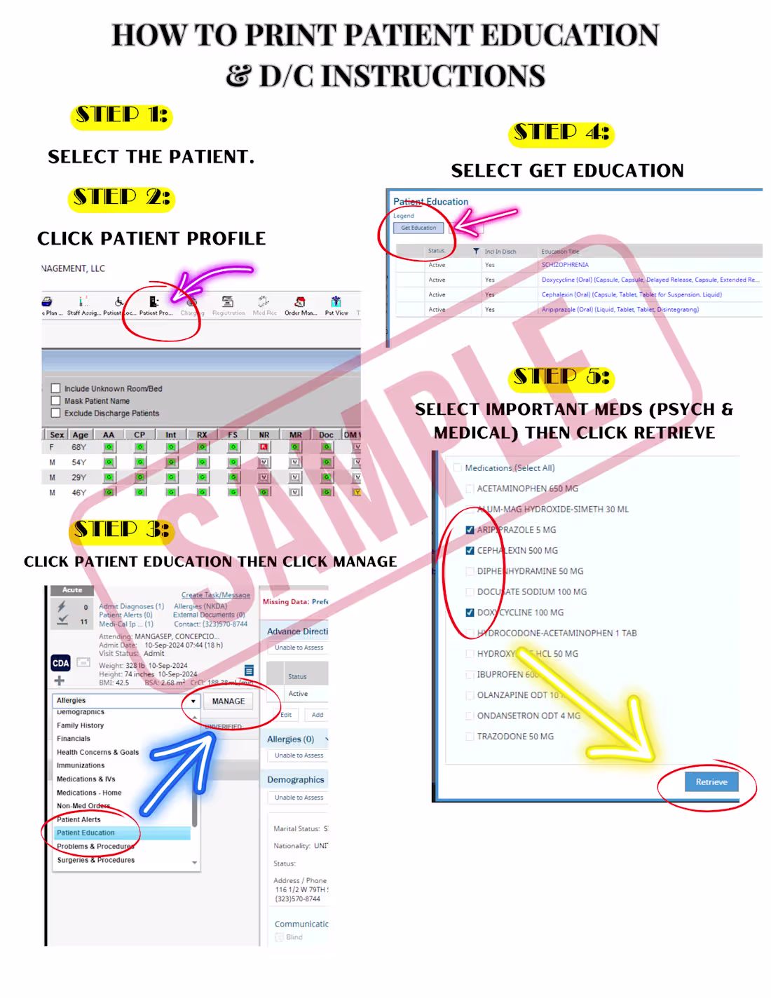 Cover image for WORKFLOW DISCHARGE GUIDE