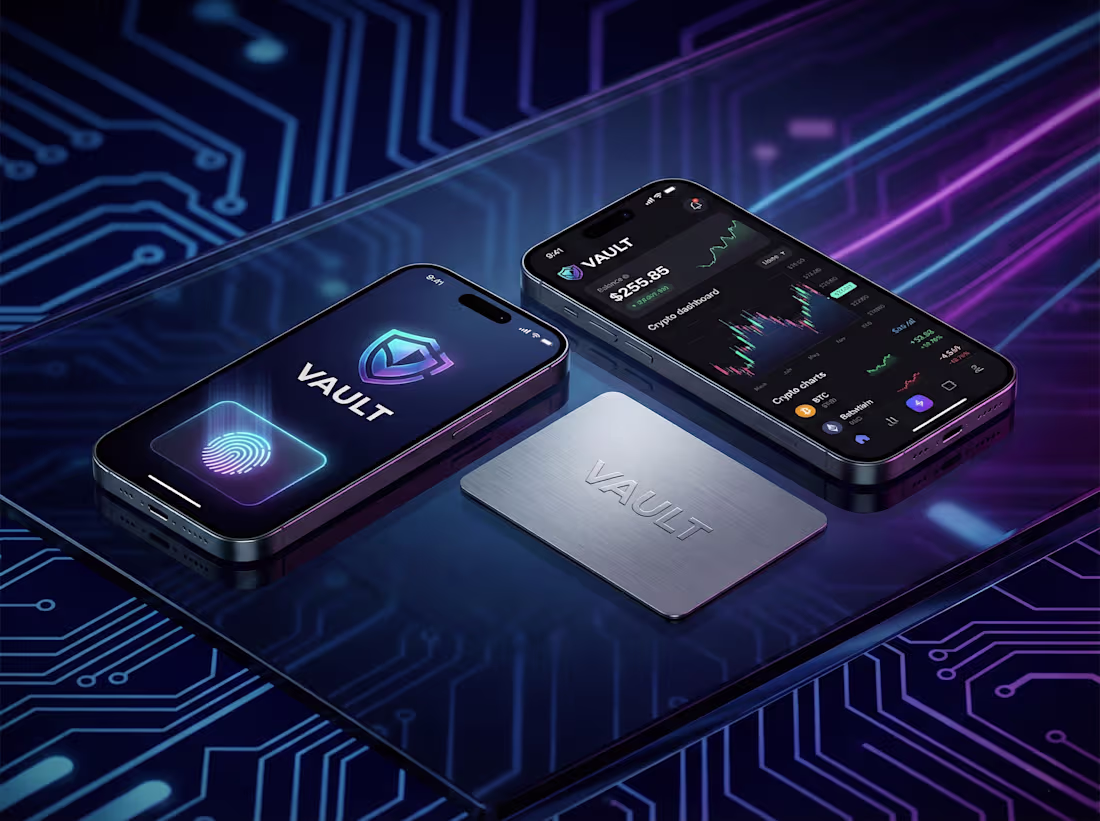 Cover image for Vault App: Building Trust Through Intuitive Fintech UI/UX Design