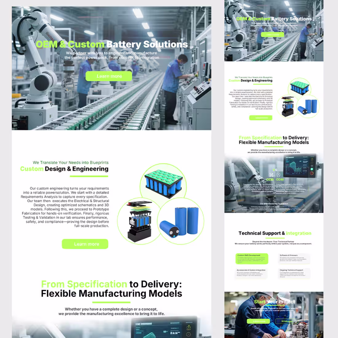 Cover image for OEM&Custom Page UI design and building