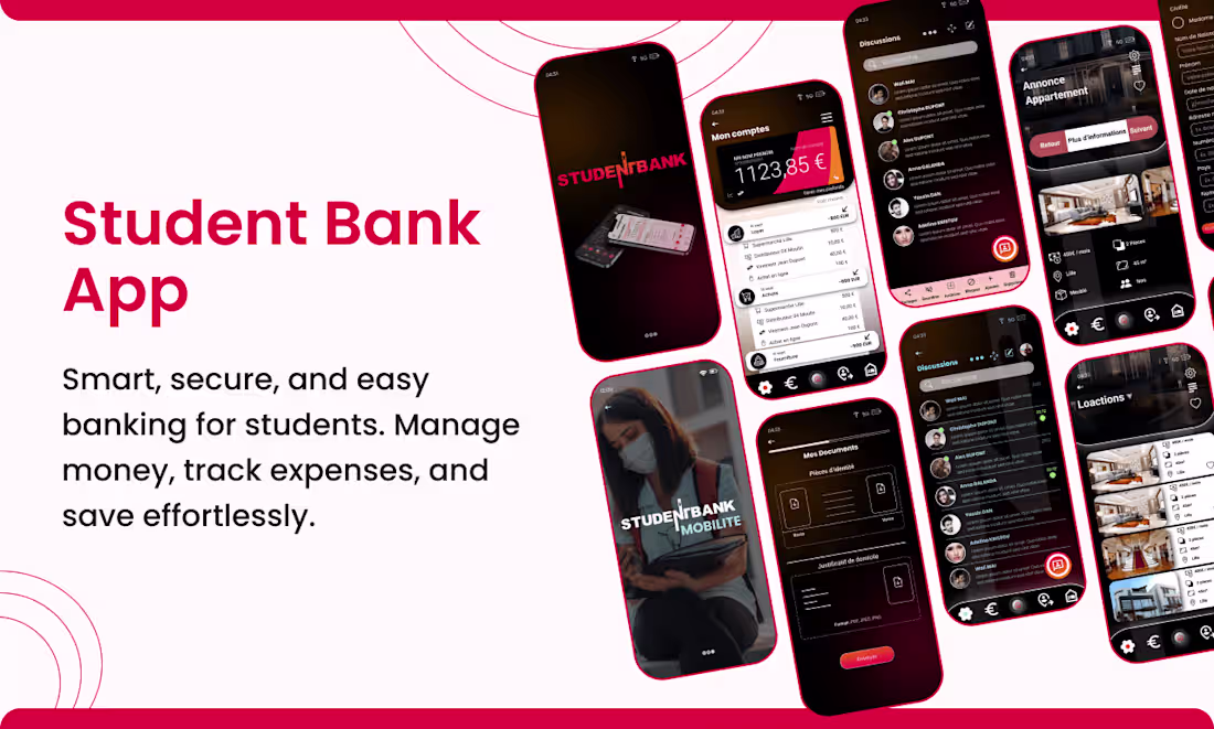 Cover image for Student Bamking App