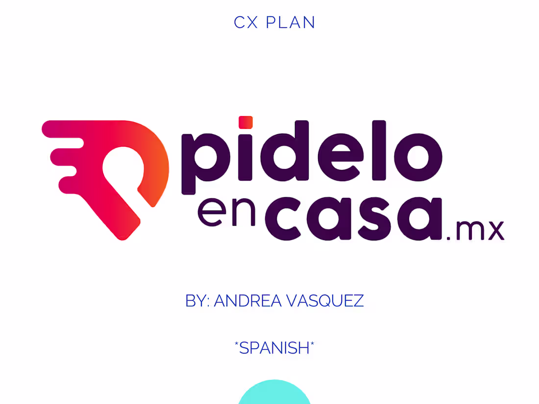 Cover image for UX Design pideloencasa.mx