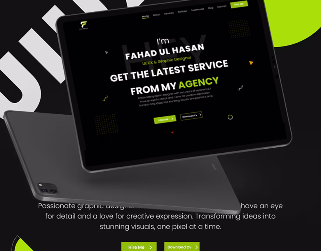 Cover image for PORTFOLIO WEB UI DESIGN