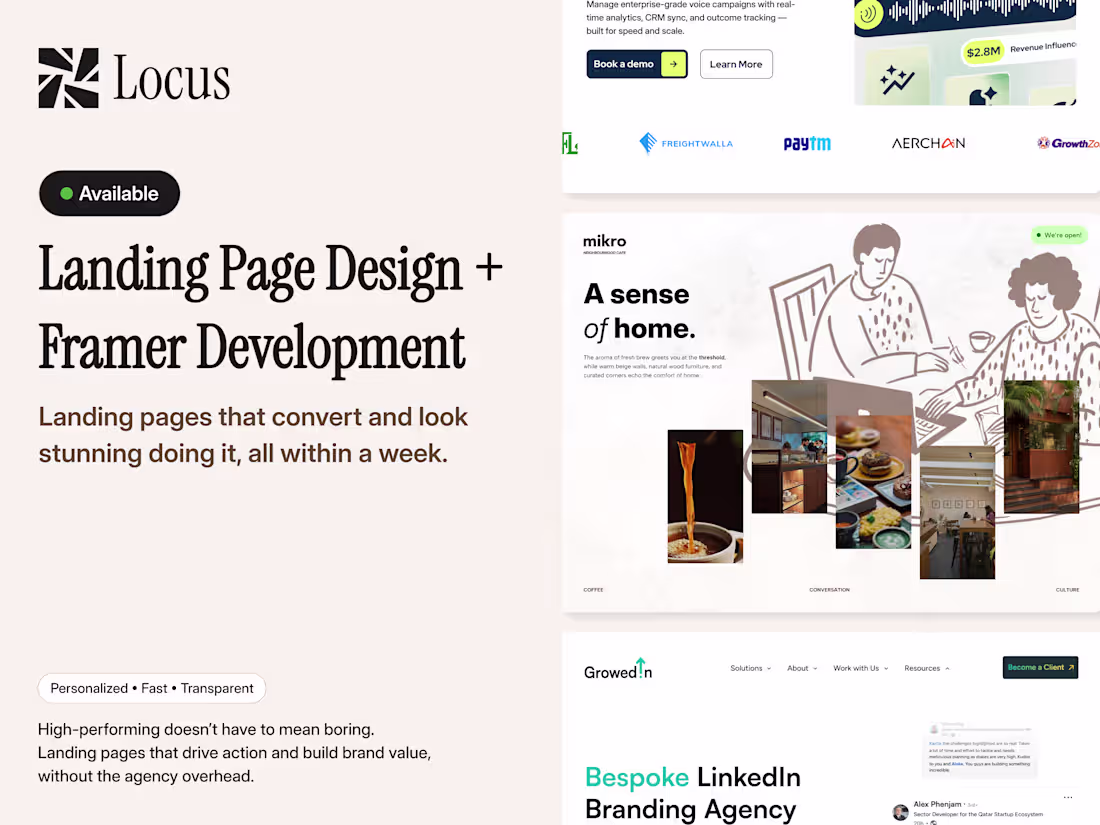 Cover image for CRO Landing Page Design + Development