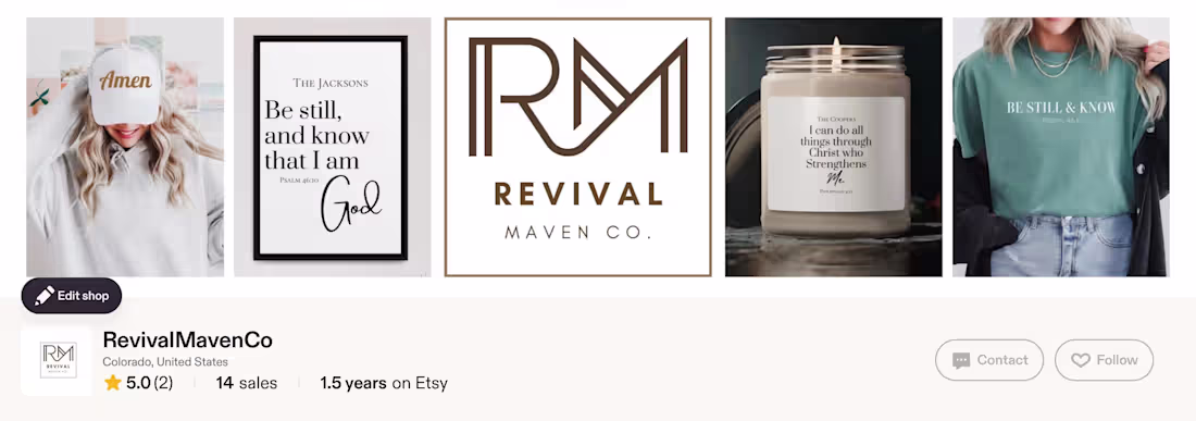 Cover image for Built and launched two Etsy