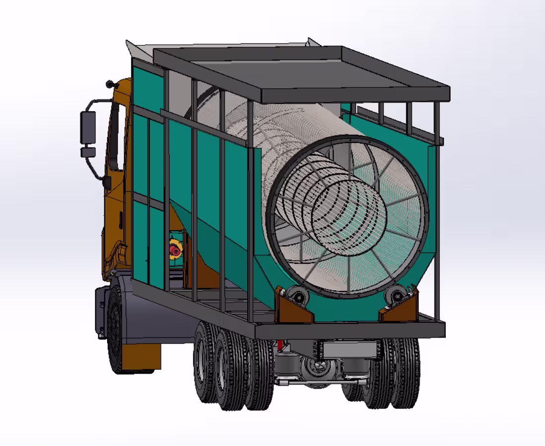 Cover image for Mining equipment trommel