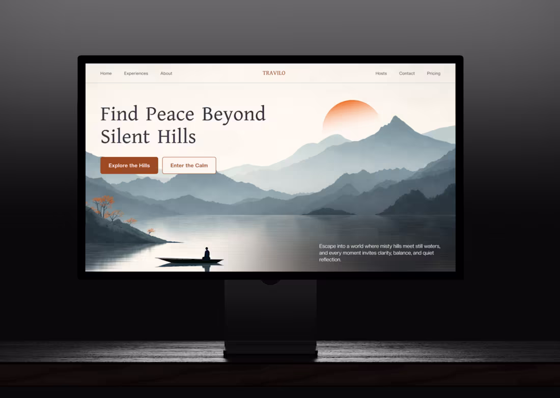 Cover image for Travilio – Minimal Hills Travel