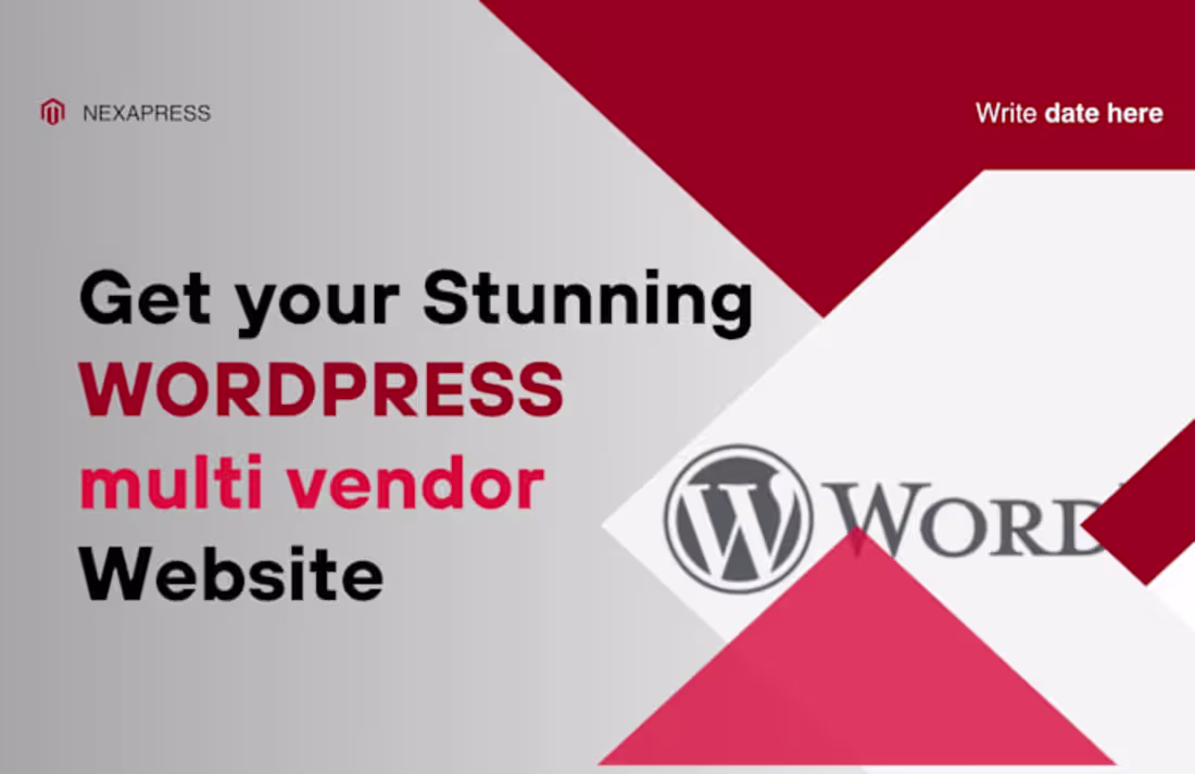 Cover image for I will design a professional wordpress multivendor website desi…