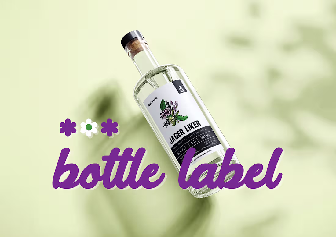 Cover image for Bottle Label Design on Behance