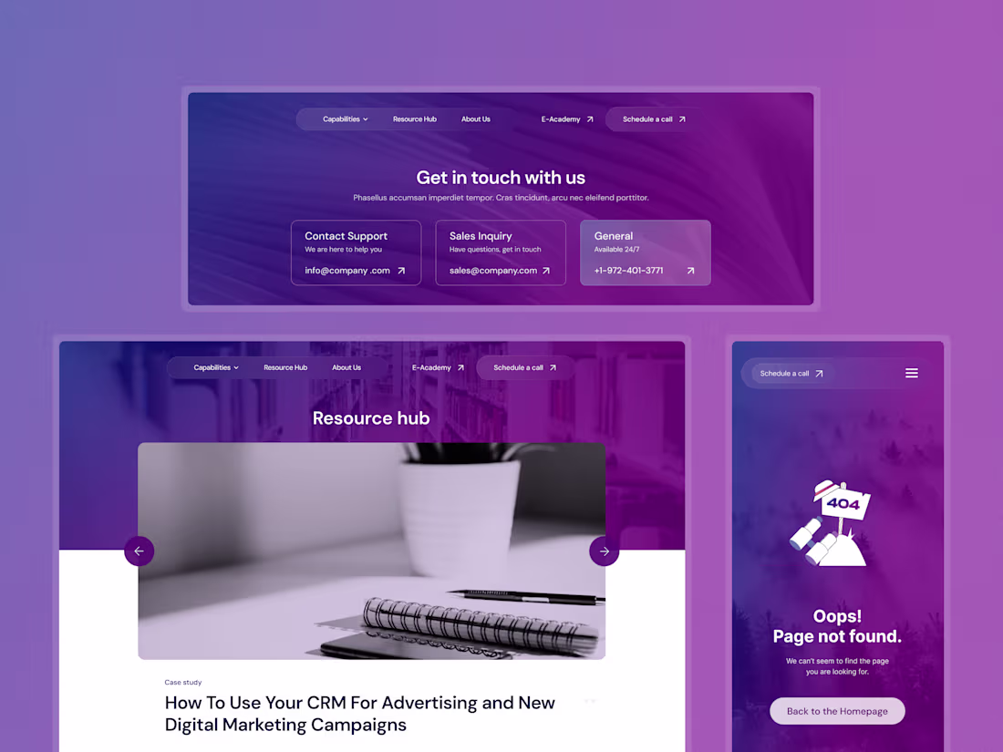 Cover image for Web Design | Ux/Ui Design | Responsive Design | Landing page | 