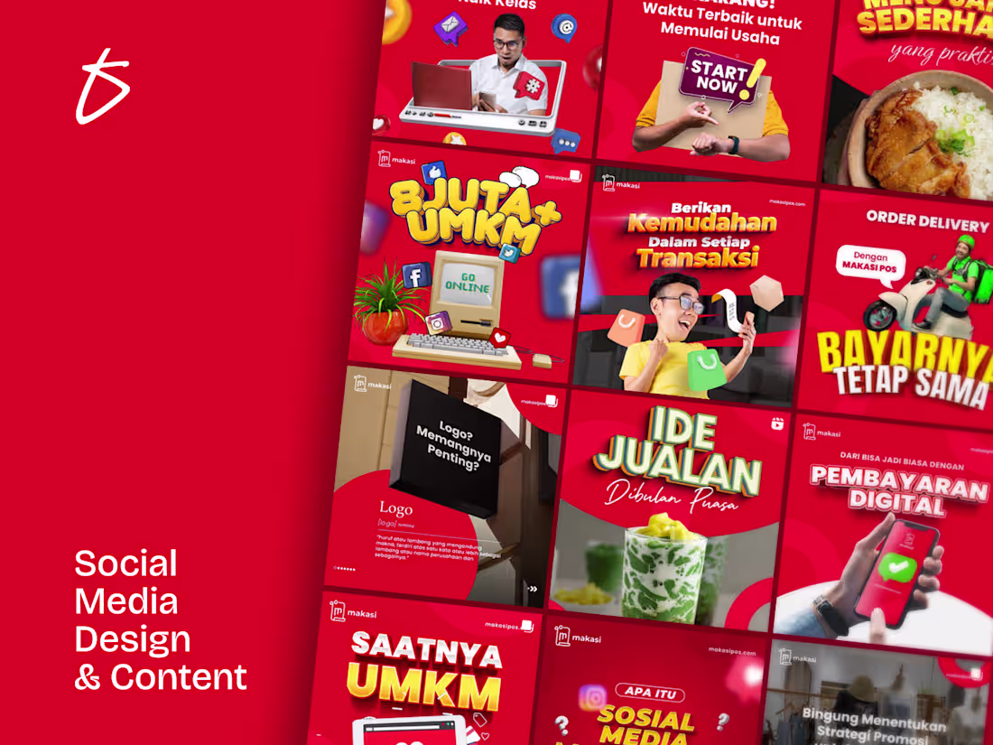 Cover image for Social Media Content MakasiPOS
