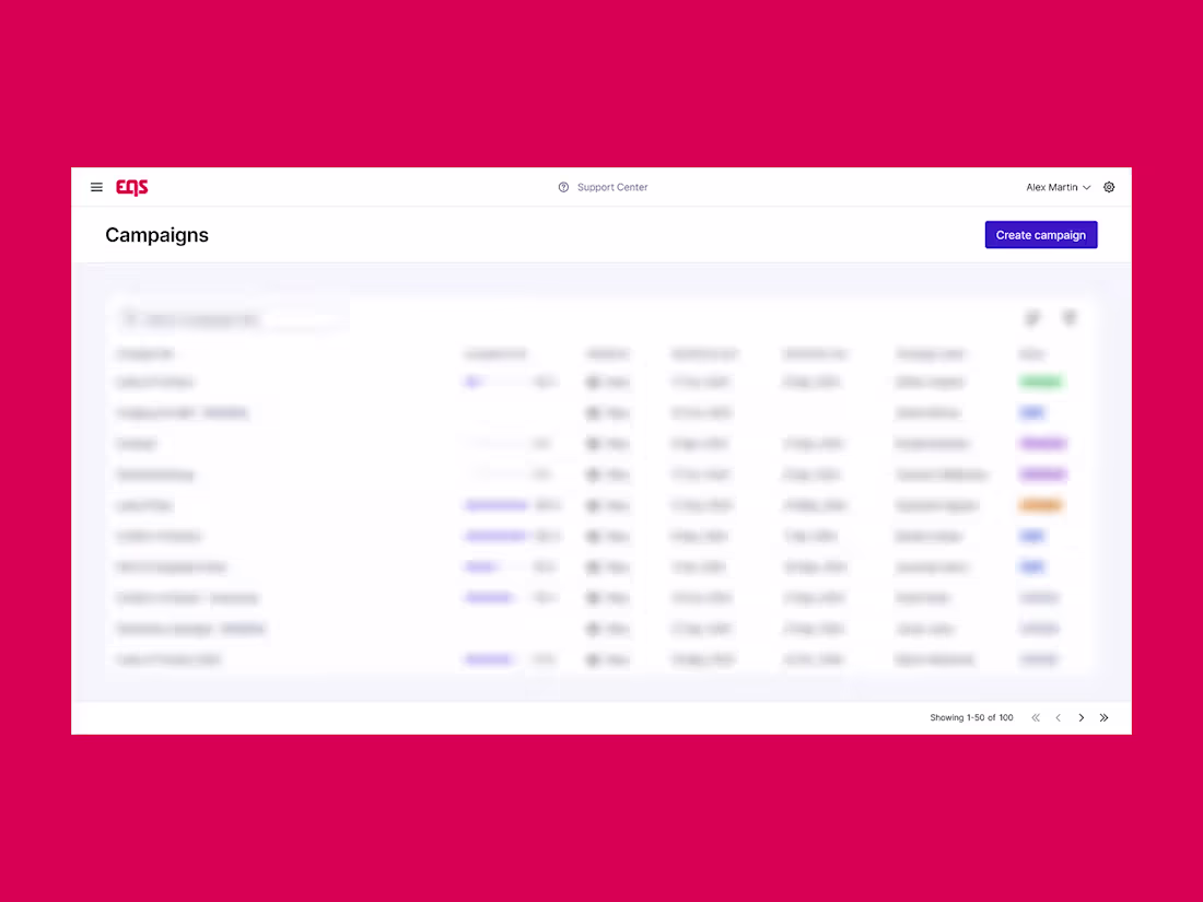 Cover image for UX Design for Compliance Campaign Management