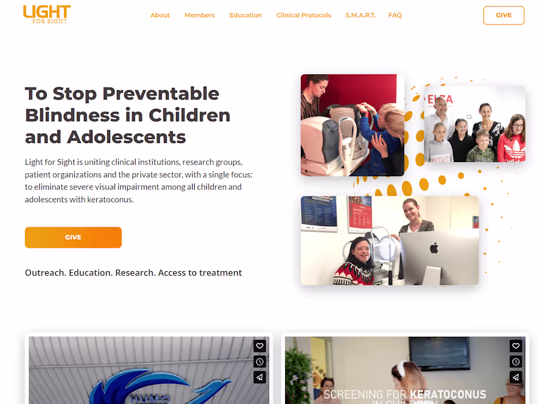 Cover image for non profit website