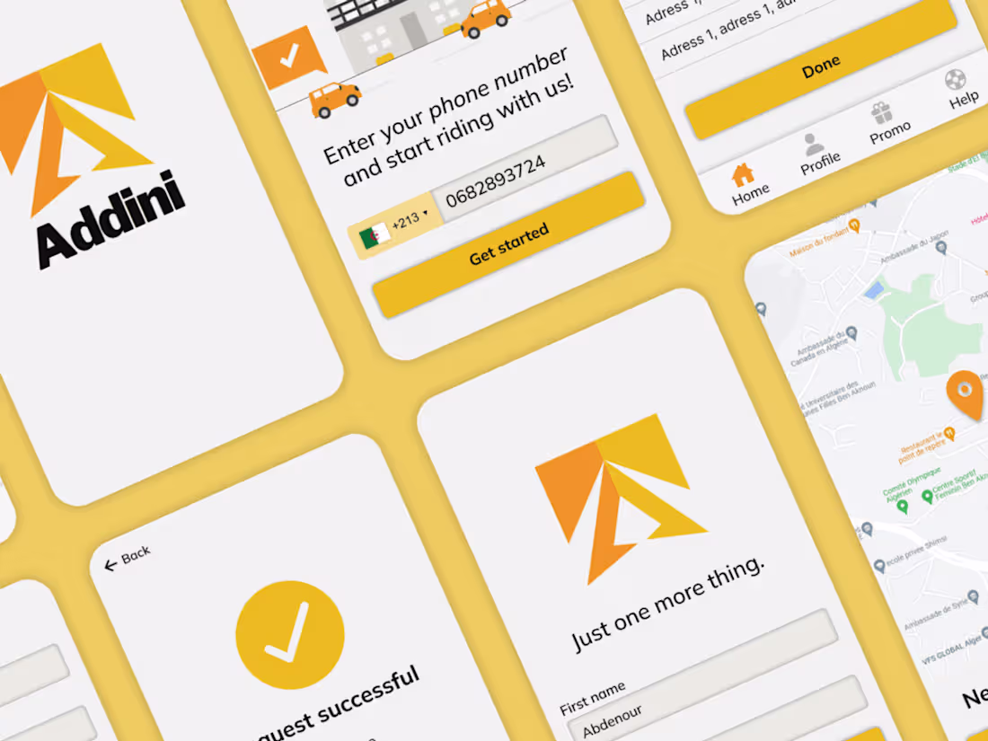 Cover image for Addini - Taxi and delivery app