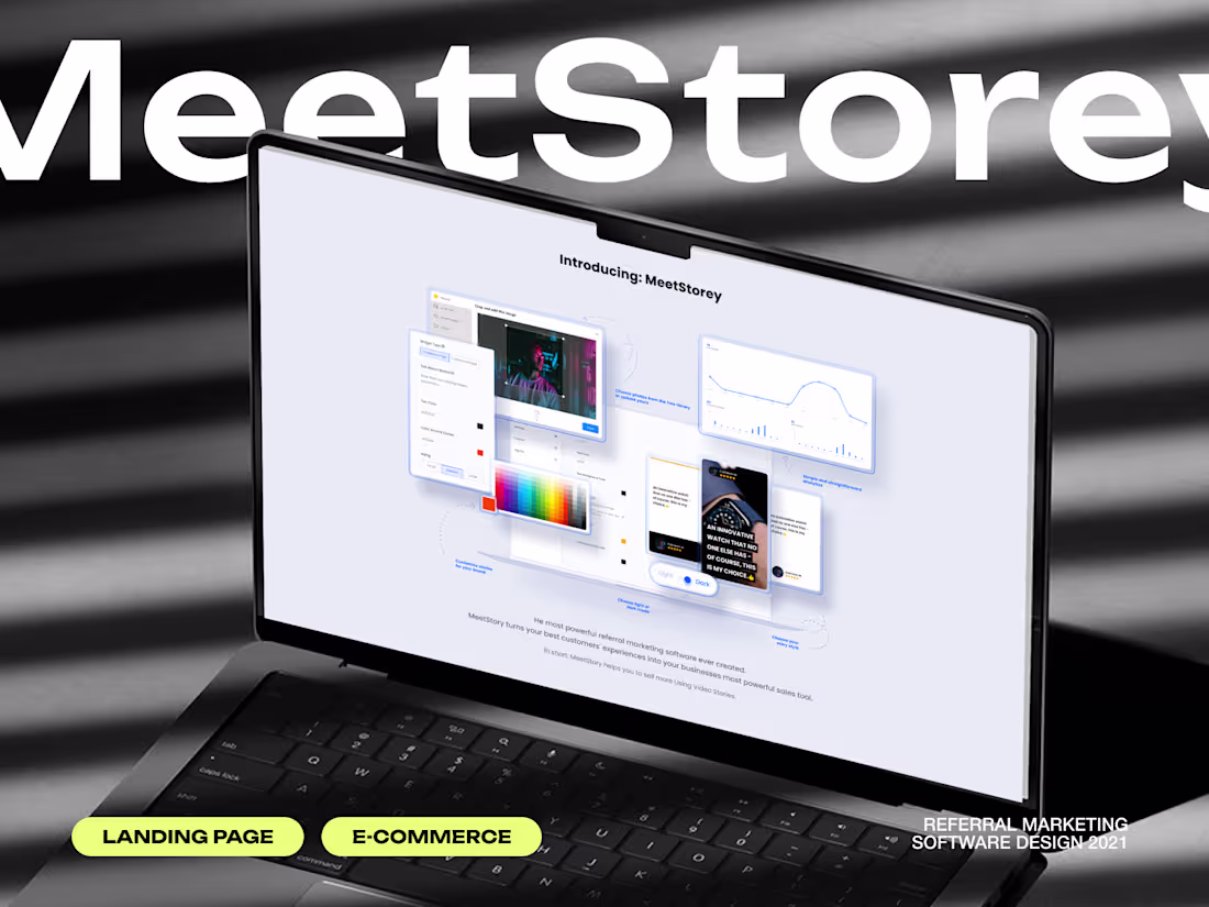 Cover image for Marketing Tool Landing page