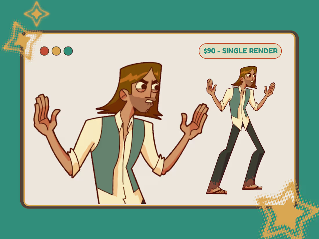 Cover image for Single Character Design - Render