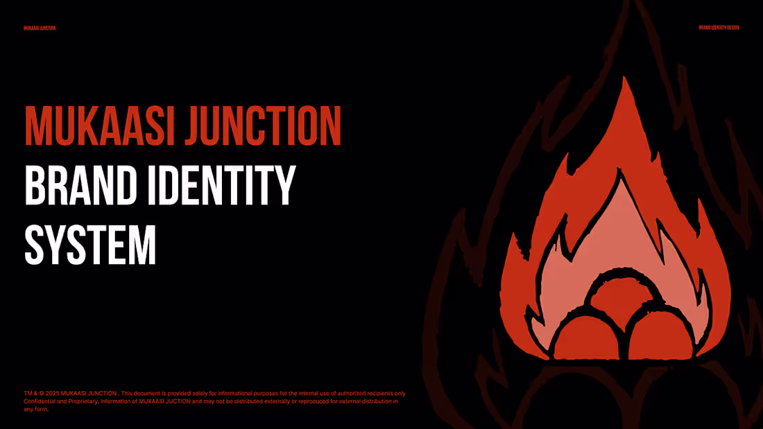 Cover image for MUKAASI JUNCTION BRAND IDENTITY DESIGN