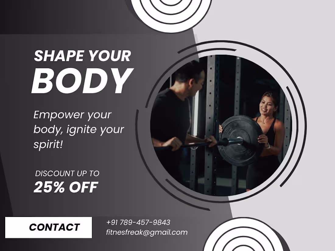 Cover image for "Engaging Social Media Graphics for a "Fitness Brand Campaign"