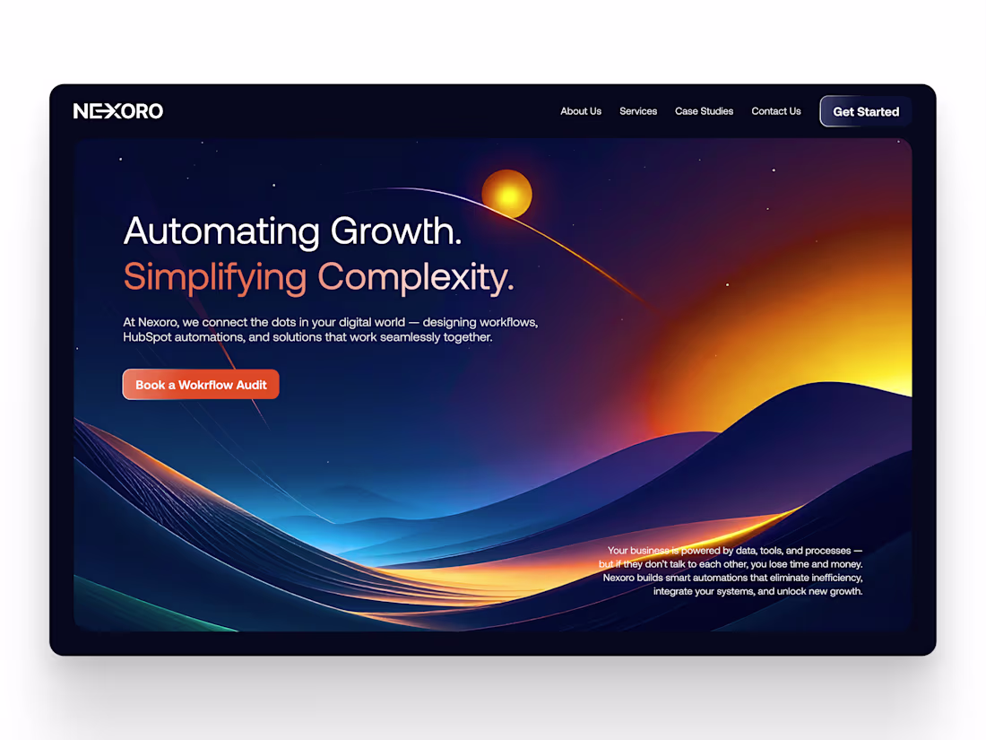 Cover image for Hi guys, just sharing my recent works Web design for Nexoro ...