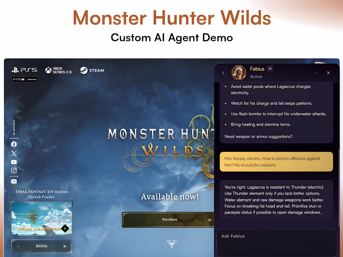 Cover image for Monster Hunter Wilds AI Game Guide
