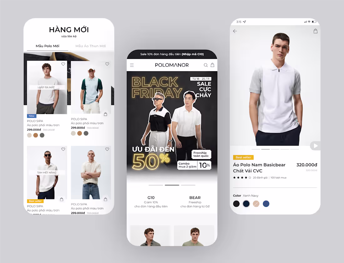Cover image for Polomanor website - UX UI project :: Behance