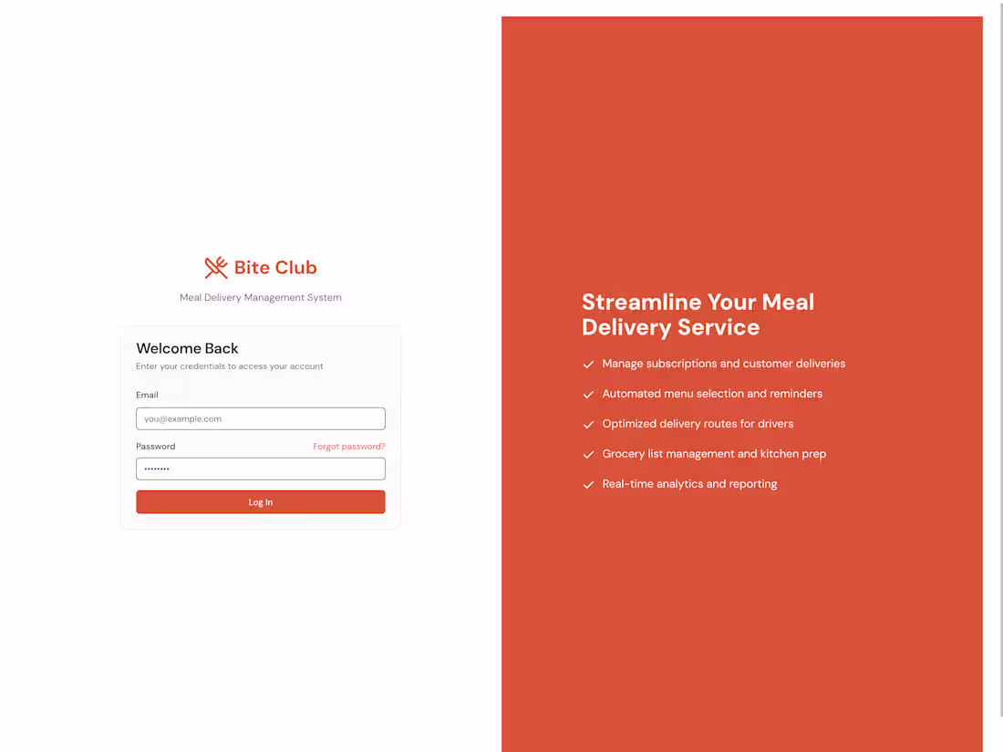 Cover image for Development of Bite Club CRM Platform