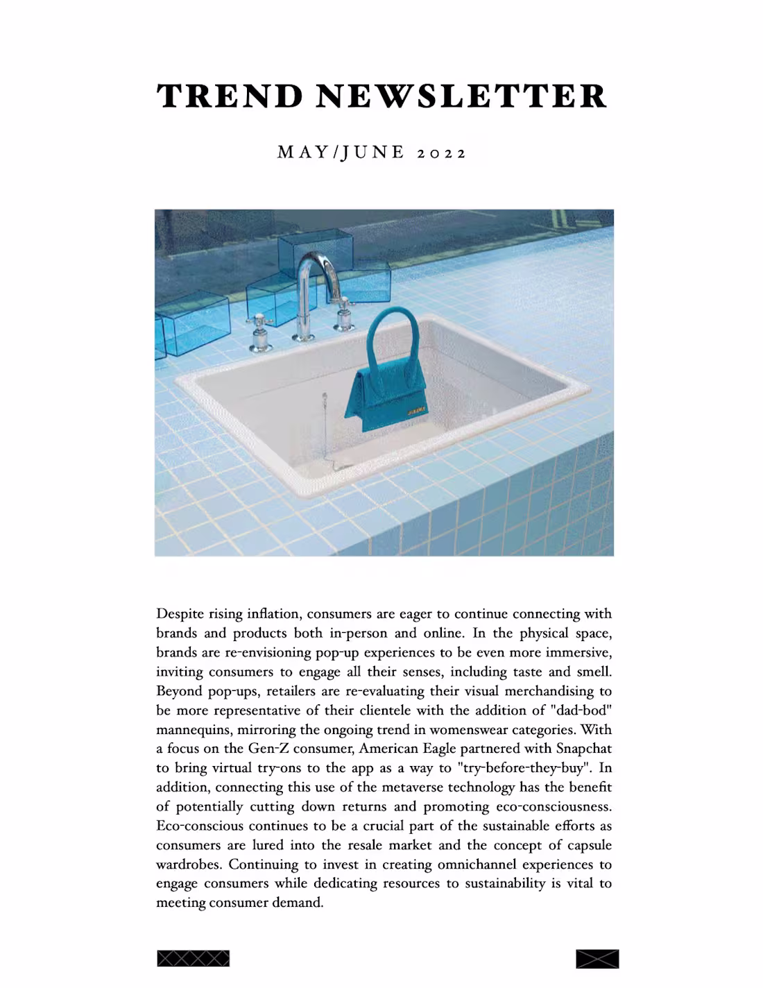 Cover image for Trend Newsletter 1