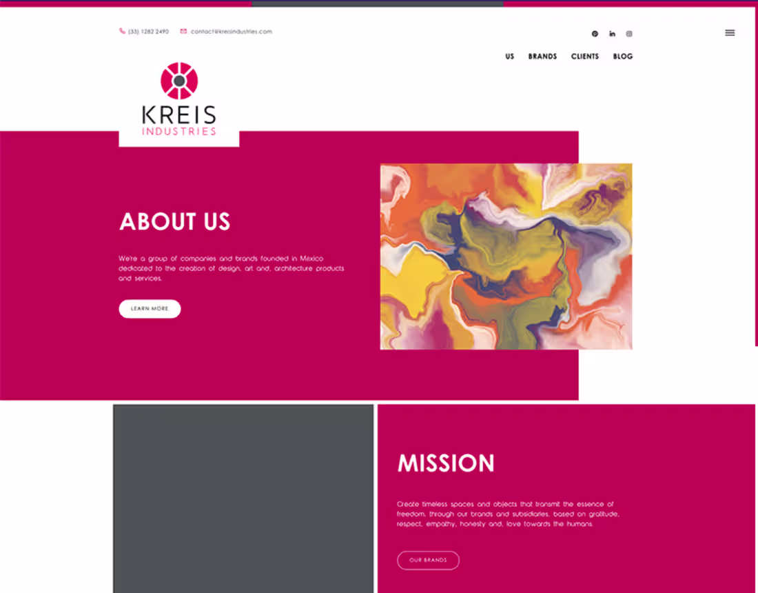 Cover image for Simple Landing Page on Behance