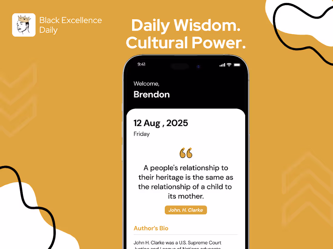 Cover image for Black Excellence Daily Mobile App Development
