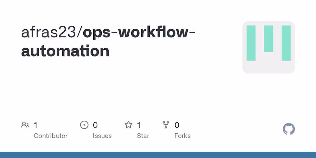 Cover image for Ops Workflow Automation with Human Review