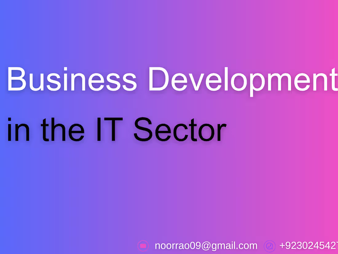 Cover image for IT sales 